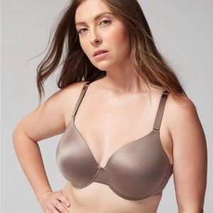 Soma Vanishing Back Bra Seamless Underwire Bra Taupe Brown Size 36C